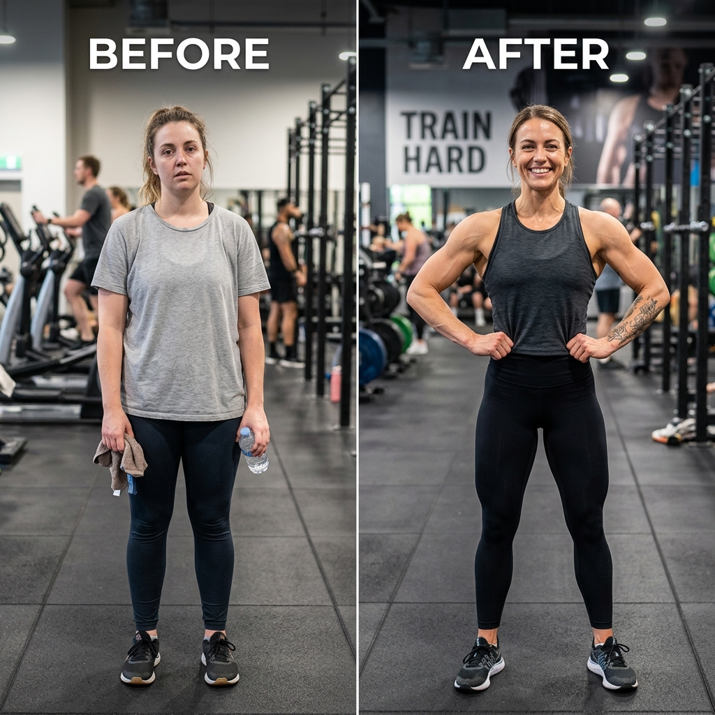 Transformation client Benji Fit